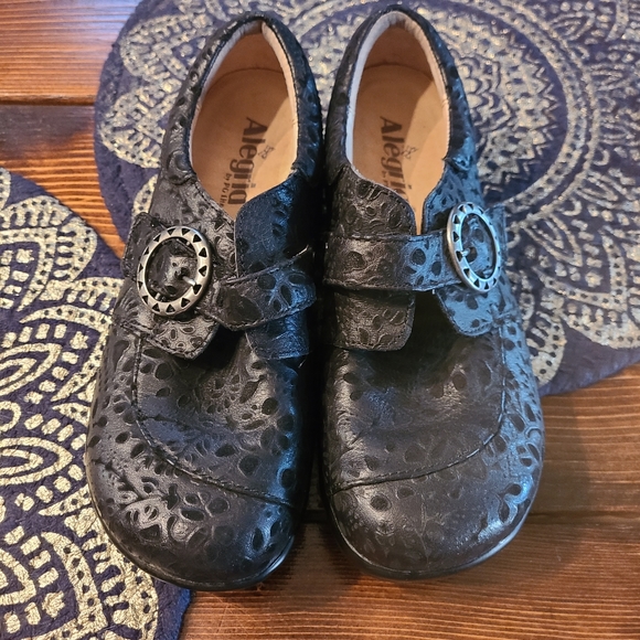 Alegria SZ 36 Leather Clogs - Picture 2 of 5